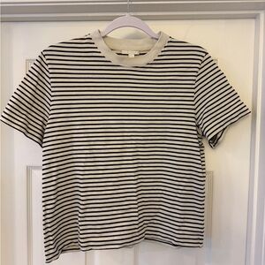 COS Striped Short Sleeve 100% Cotton Tee